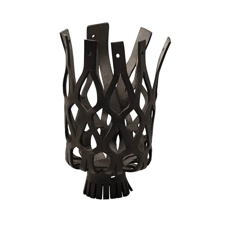 Set/6 Net Leather Pockets - Black 1