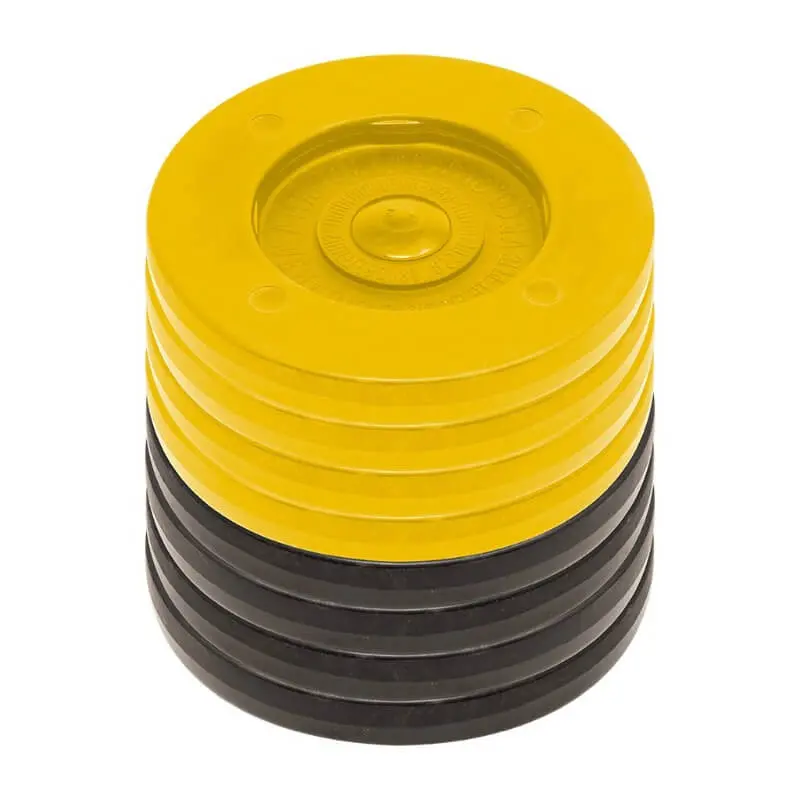 Set 8 Arco Tournament Discs  4 Yellow/4 Black 1