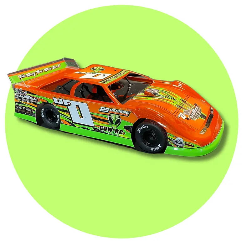 Shark Rc 1Rc Alien Dirt Latemodel Body, Clear 1