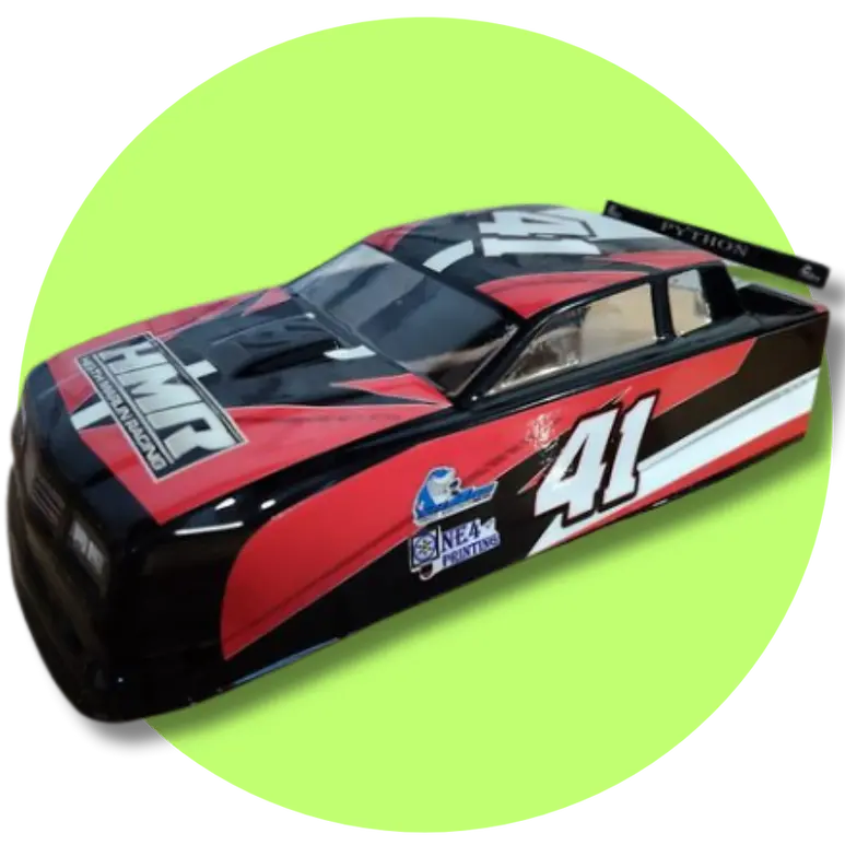Shark Rc 1Rc Monte Python Street Stock Body, Clear 1