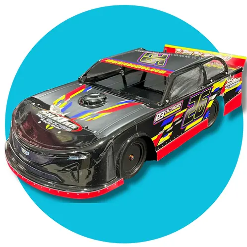 Shark Rc Land Shark 1/10 Buggy Oval Body, Srb-1052 1