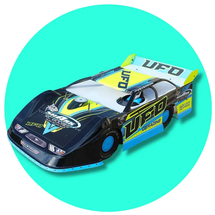 Shark Rc U.F.O. Body, No Spoiler, Clear 1