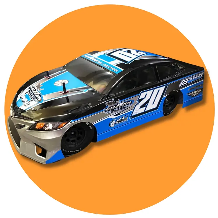 Shark Rc Zero Street - Camry Body, Clear 1