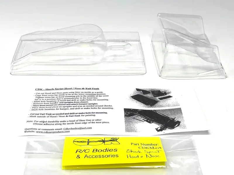 Shark Sprint Hood W/Shark Nose For Cw V2 Cage, Cdkm219 1