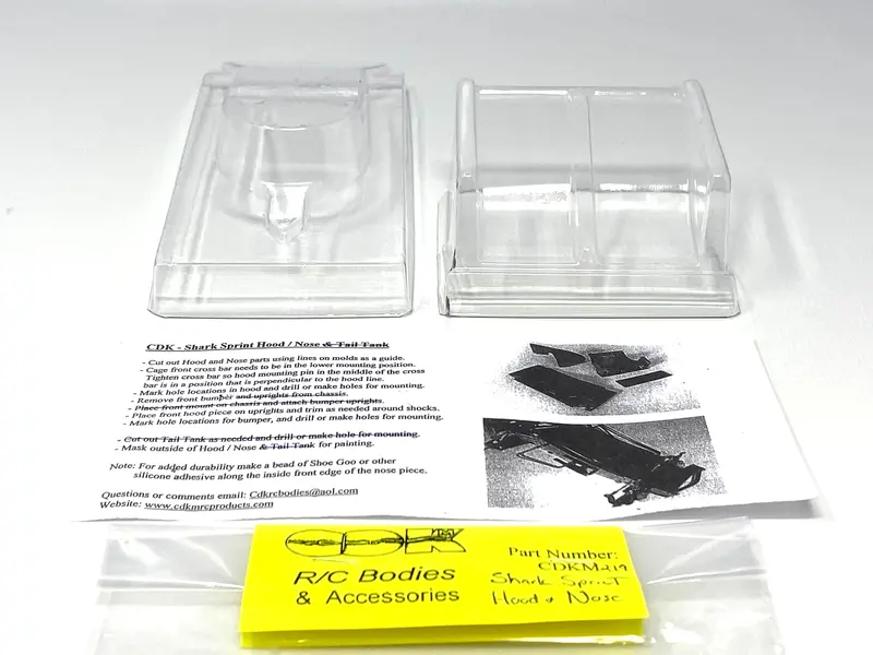 Shark Sprint Hood W/Shark Nose For Cw V2 Cage, Cdkm219 2