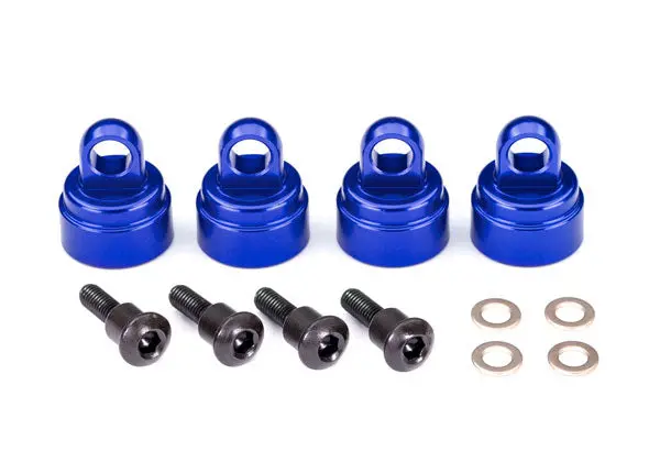 Shock Caps, Aluminum Anodized (4) Fits All Traxxas Ultra Shocks 1