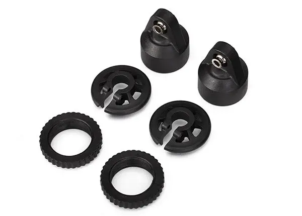 Shock Caps, Gtx Shocks / Spring Perch / Adjusters (For 2 Shocks), Tra-7764 1