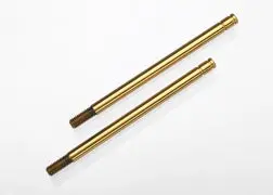Shock Shafts, Hardened Steel, Titanium Nitride Coated (Long) (2) Tra-1664T 1