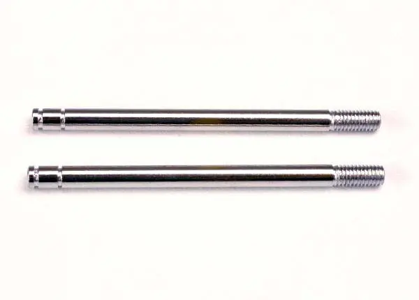 Shock Shafts, Steel, Chrome Finish (Long) (2) Tra-1664 1