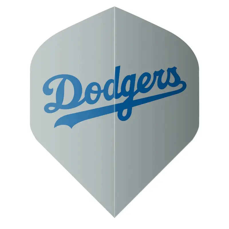 Shot Mlb La Dodgers Dart Flight Set - Grey 1
