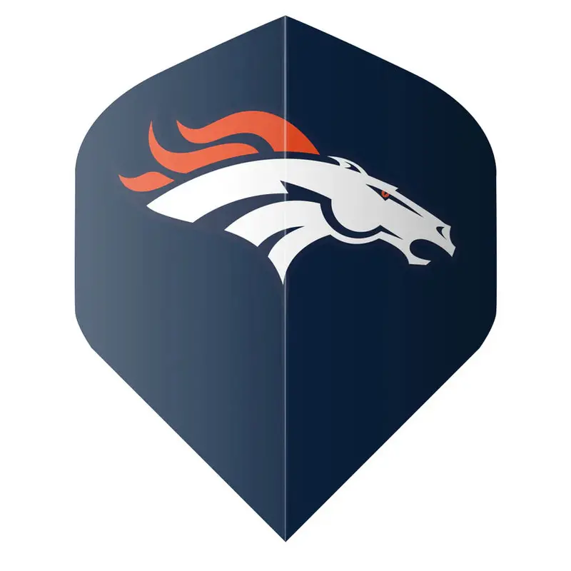 Shot Nfl Broncos Dart Flight Set - Blue 1
