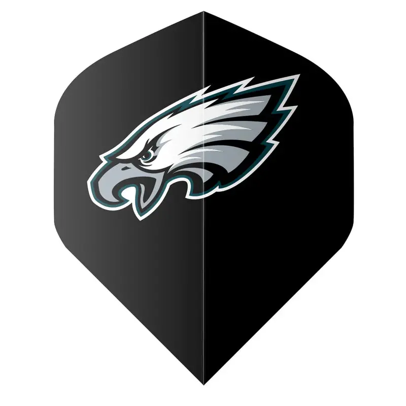 Shot Nfl Eagle Dart Flight Set - Black 1