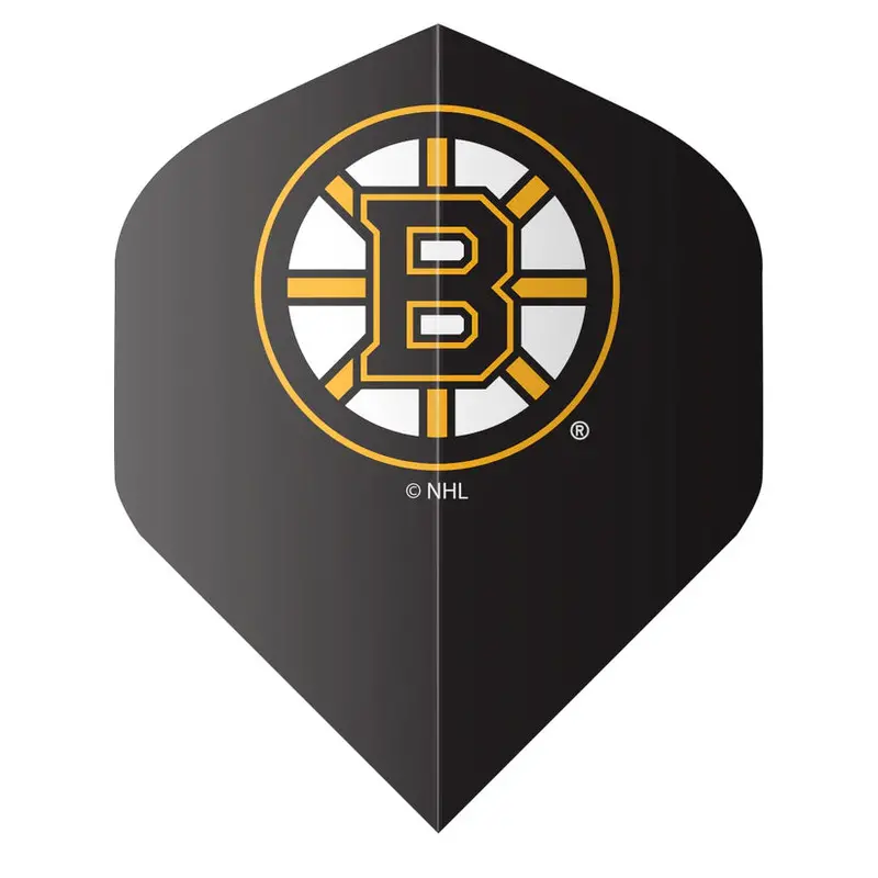 Shot Nhl Bruins Dart Flight Set - Black 1