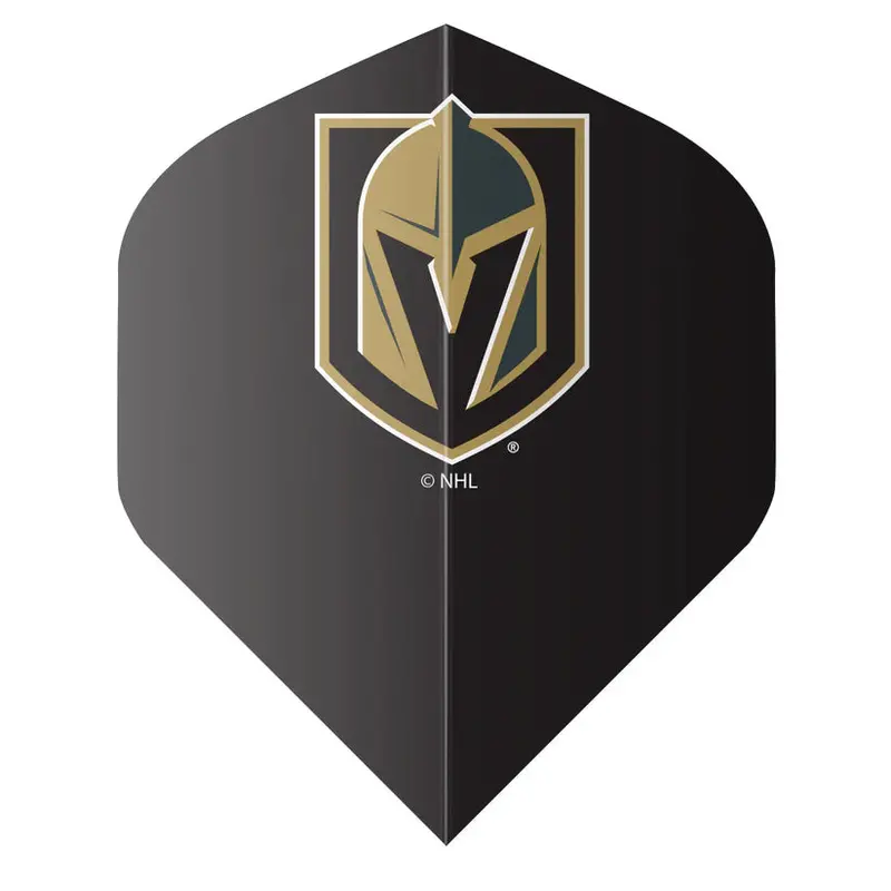 Shot Nhl Golden Knights Dart Flight Set - Black 1