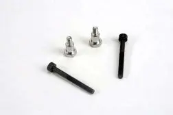 Shoulder Screws, Steering Bellcranks (3X30mm Cap-Head Machine) (2)/ Draglink Shoulder Screws (Chrome) (2) Tra-3742 1
