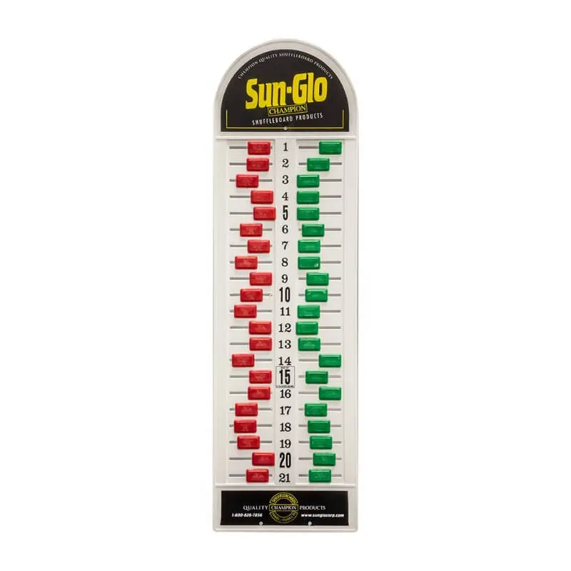 Shuffleboard Plastic Scoreboard 1