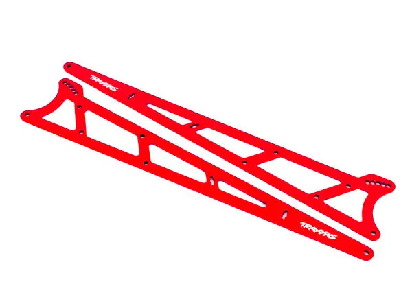 Side Plates, Wheelie Bar, Red (Aluminum) (2) 9462R 1