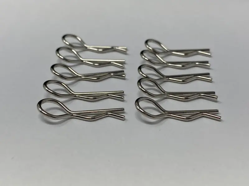 Silver Body Clips (10), Vrc-1010 1
