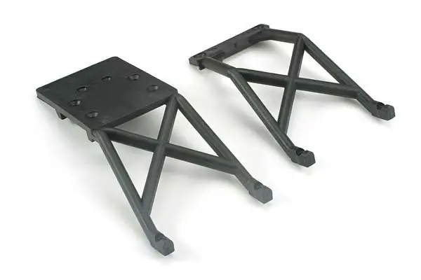 Skid Plates, Front & Rear (Black) Tra-3623 1