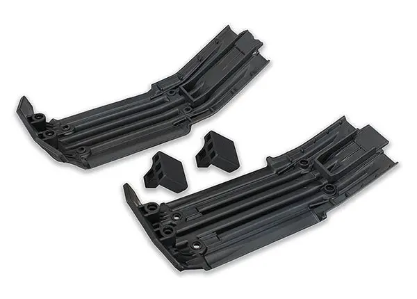 Skidplate, Front (1), Rear (1), Tra-7744 1