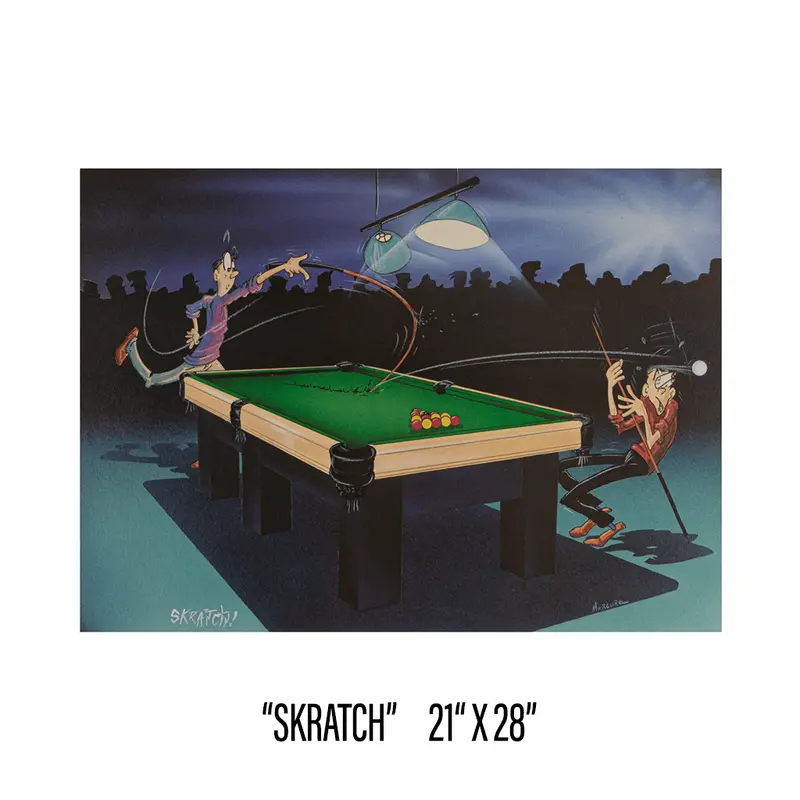 Skratch Edition 97 Canada Billard Poster 1