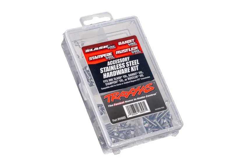 Slash Stainless Replacement Hardware Kit For 2Wd Vxl W/272R, Tra-9488X 1
