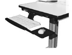 Sliding Keyboard Tray With Armrest 1