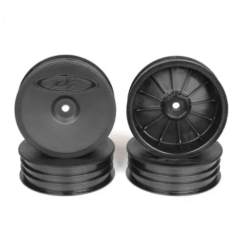 Slim Speedline Buggy Wheels For Associated B6 - B6d / Kyosho Rb6 / Front / Black / 4P, Der-Sb4-Sab 1