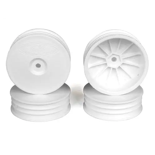 Slim Speedline Buggy Wheels For Tlr 22 3.0 - 4.0 / Front / White / 4Pcs, Der-Sb4-Slw 1