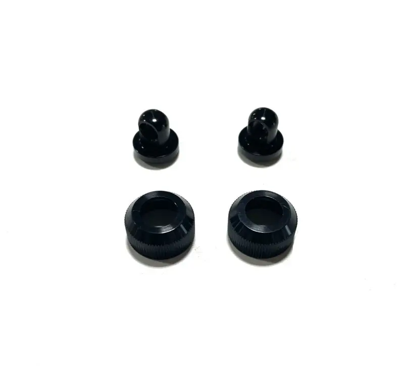 Small Bore 2Pc Shock Caps, Fits All Gfrp Cars, Qs-5022 1