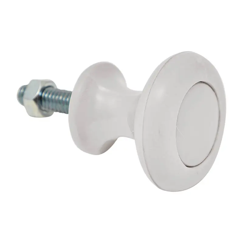 Small Plastic Bumper Post - White 1