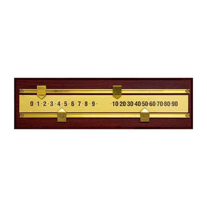 Small Scoreboard With Brass Rods - Oak 1