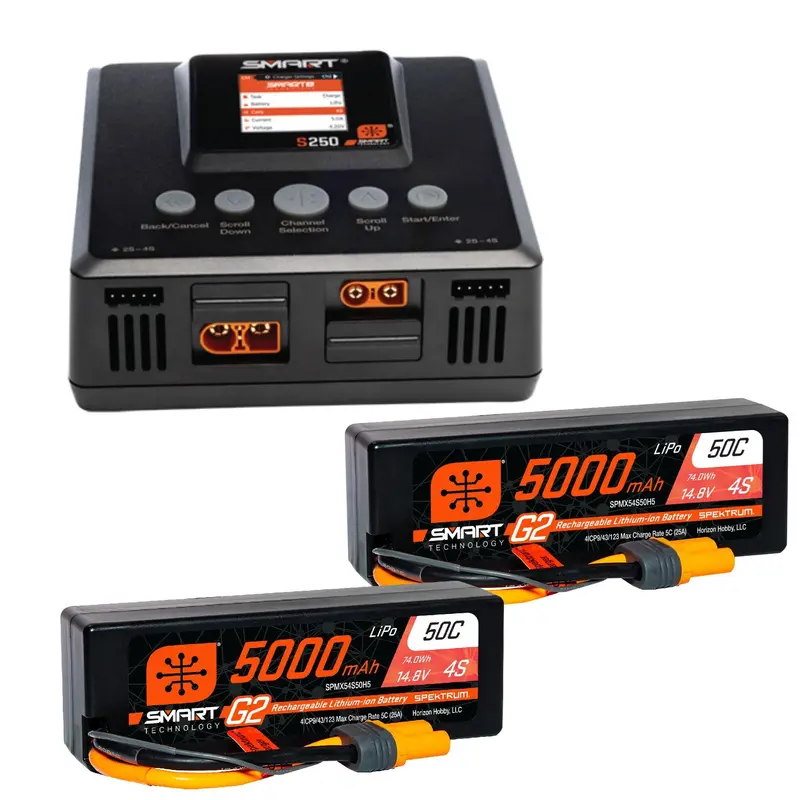 Smart Powerstage 8S Surface Bundle: (2) G2 5000Mah 4S Lipo I 1