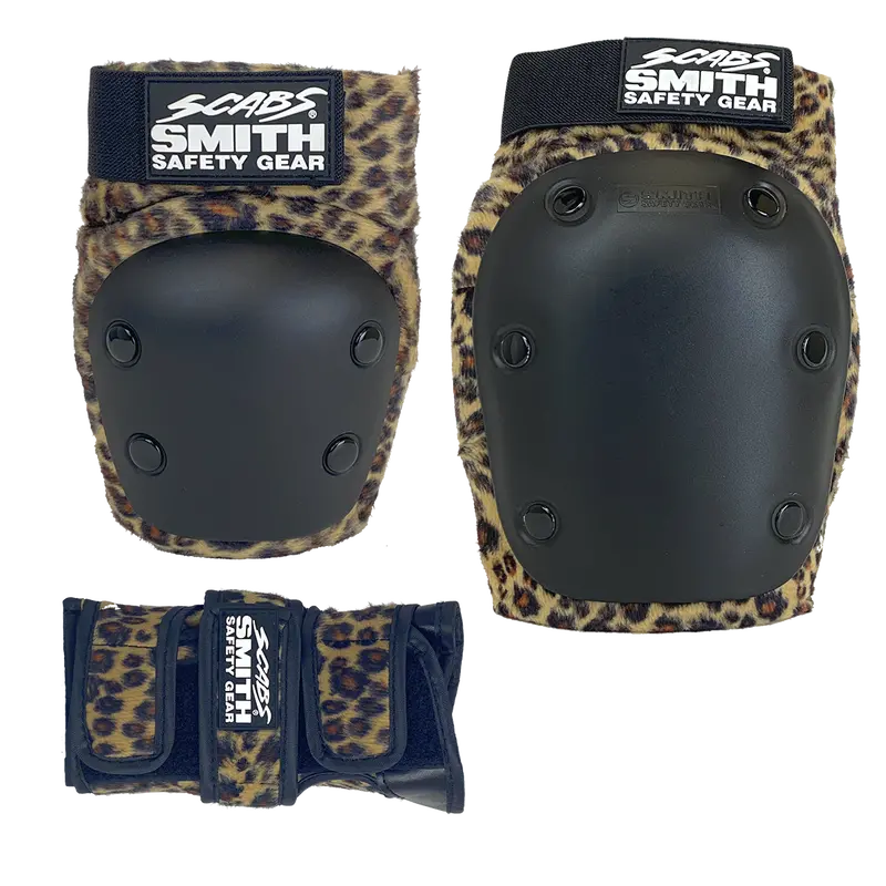 Smith Scabs Adult 3 Pad Pack – Leopard