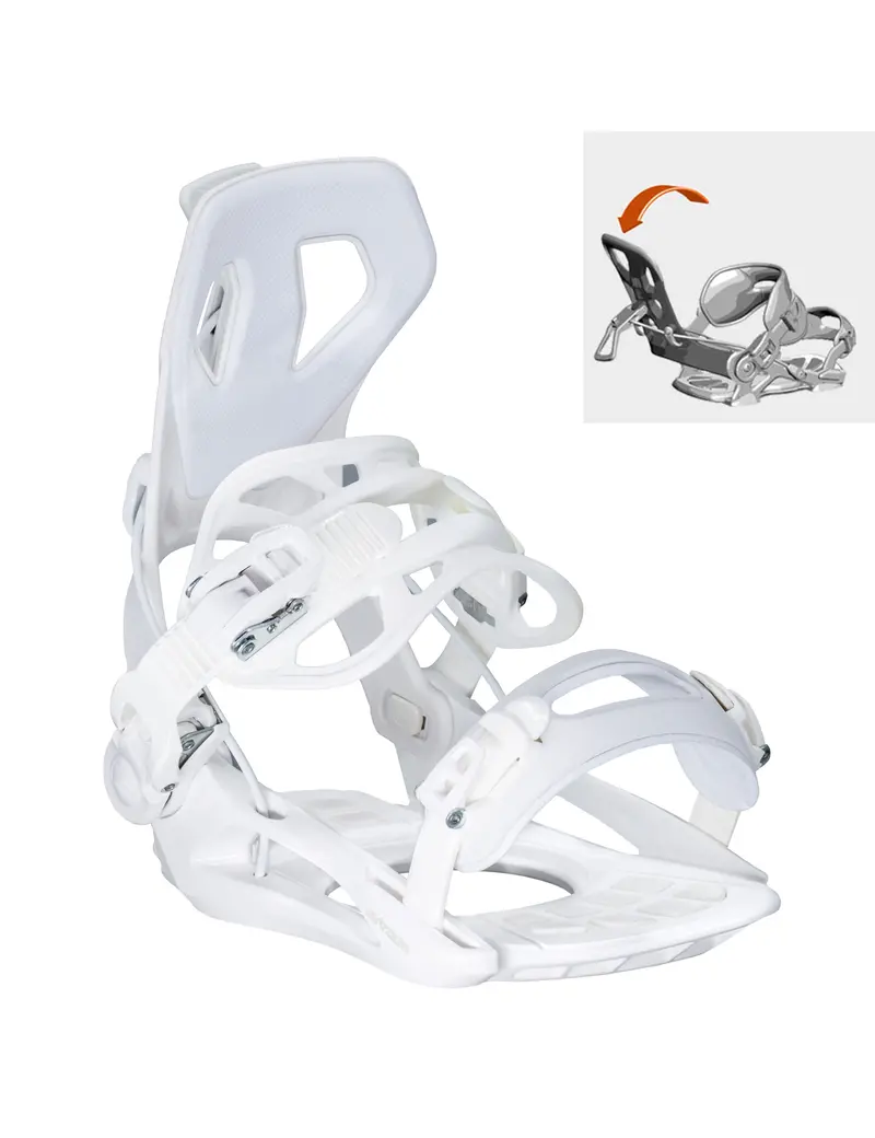 Snowboard Bindung Master Pro W Multientry Fastec System Setprodukt 1