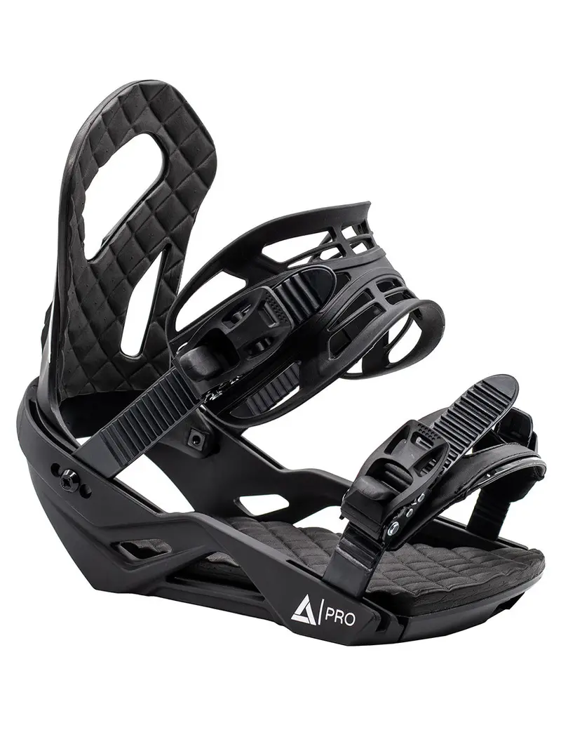 Snowboard Bindung Strong Black Matt Setprodukt 1