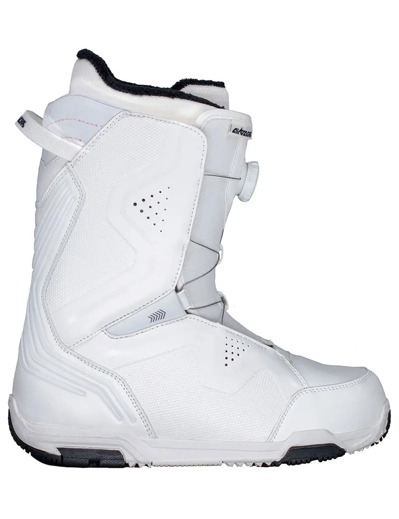 Snowboard Boots Strong White Atop Speed Lacing Setprodukt 1