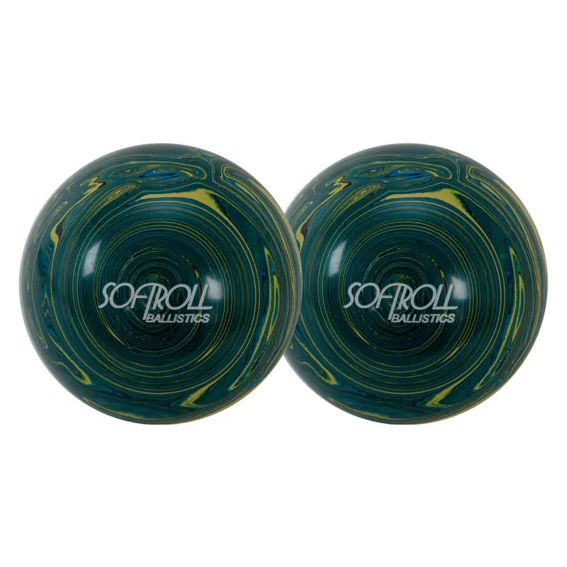 Softroll Balistics Small Bowling Balls - Yellow/Black/Blue 1