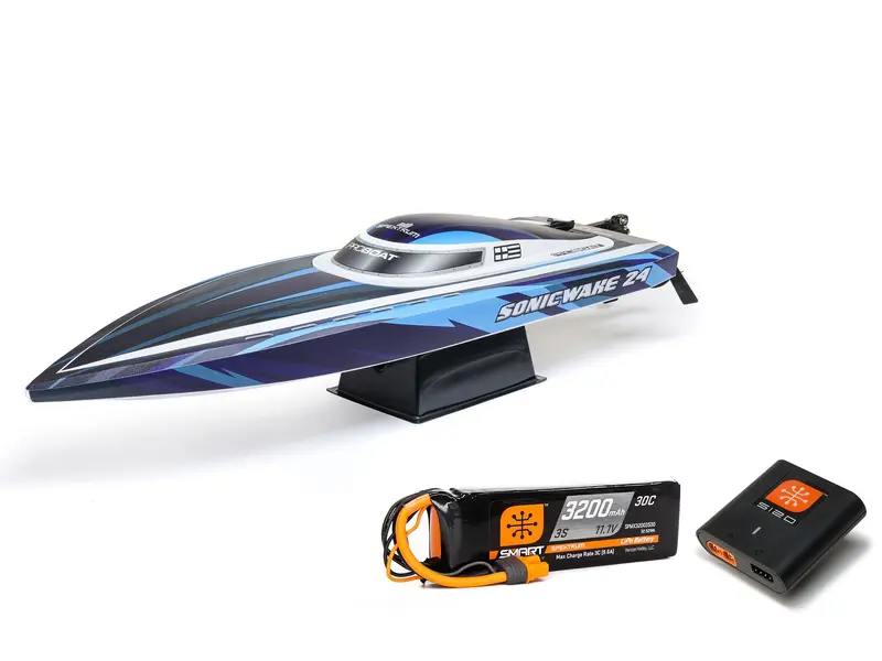 Sonicwake 24" Self-Righting Brushless Deep-V Rtr, Blue 1