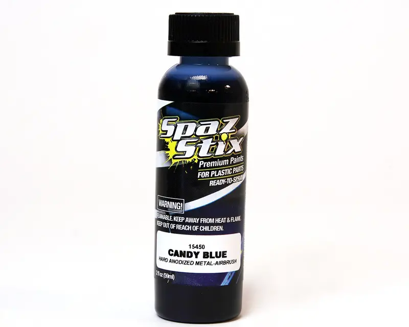 Spaz Stix Candy Blue Airbrush Ready Paint, 2Oz, 15450 1