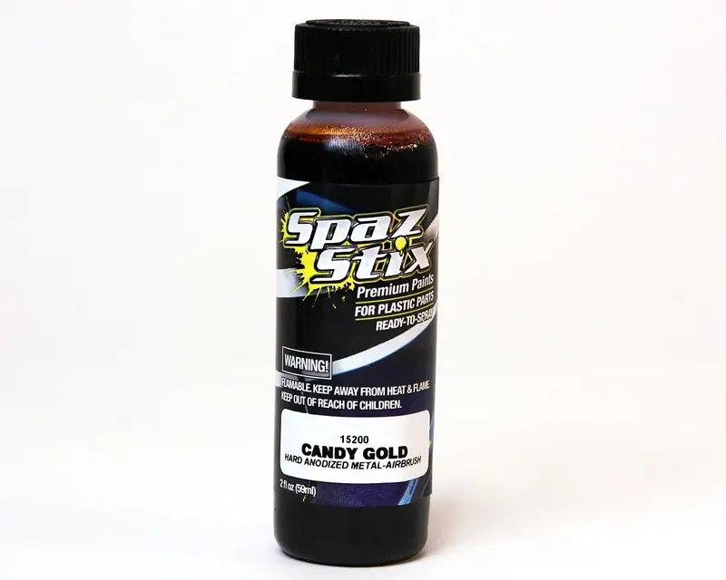 Spaz Stix Candy Gold Airbrush Ready Paint, 2Oz, 15200 1