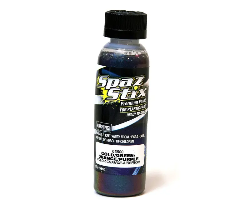 Spaz Stix Color Change Airbrush Paint, Gold/Green, 2Oz, 05500 1