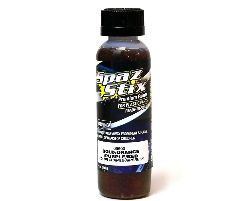 Spaz Stix Color Change Airbrush Paint Gold/Orange/Purple/Red, 05600 1