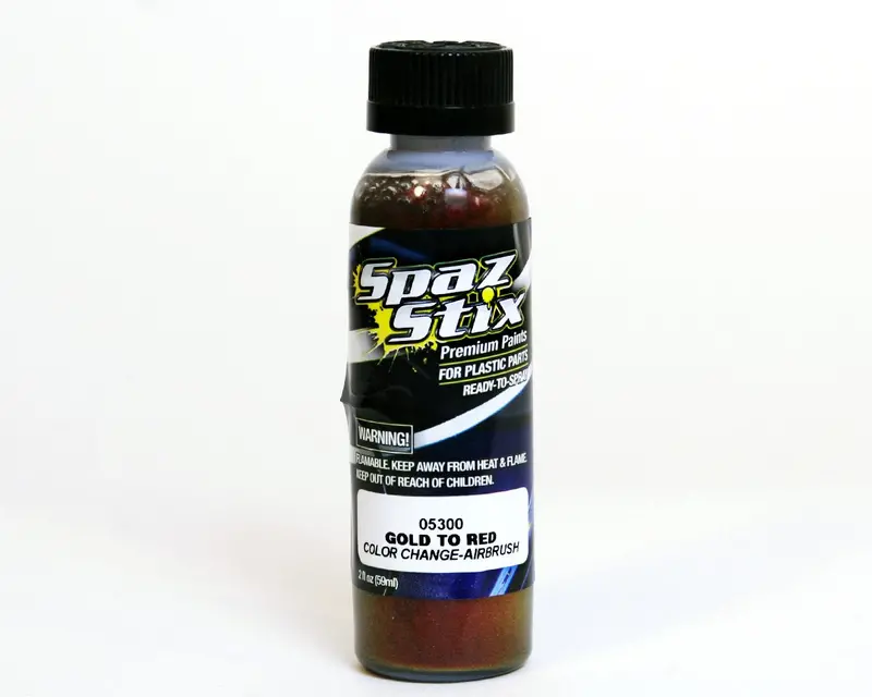 Spaz Stix Color Change Airbrush Paint, Gold/Red, 2Oz, 05300 1