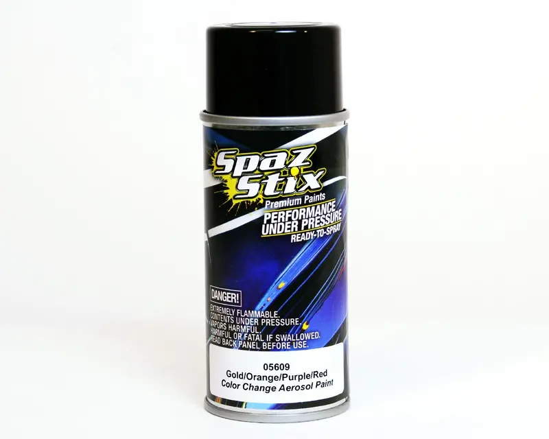 Spaz Stix Color Change Gold/Orange/Purple/Red Aerosol Paint, 05609 1