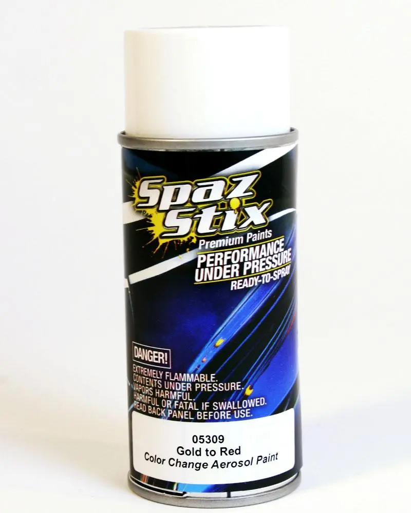 Spaz Stix Color Change Gold/Red Aerosol Paint, 05309 1
