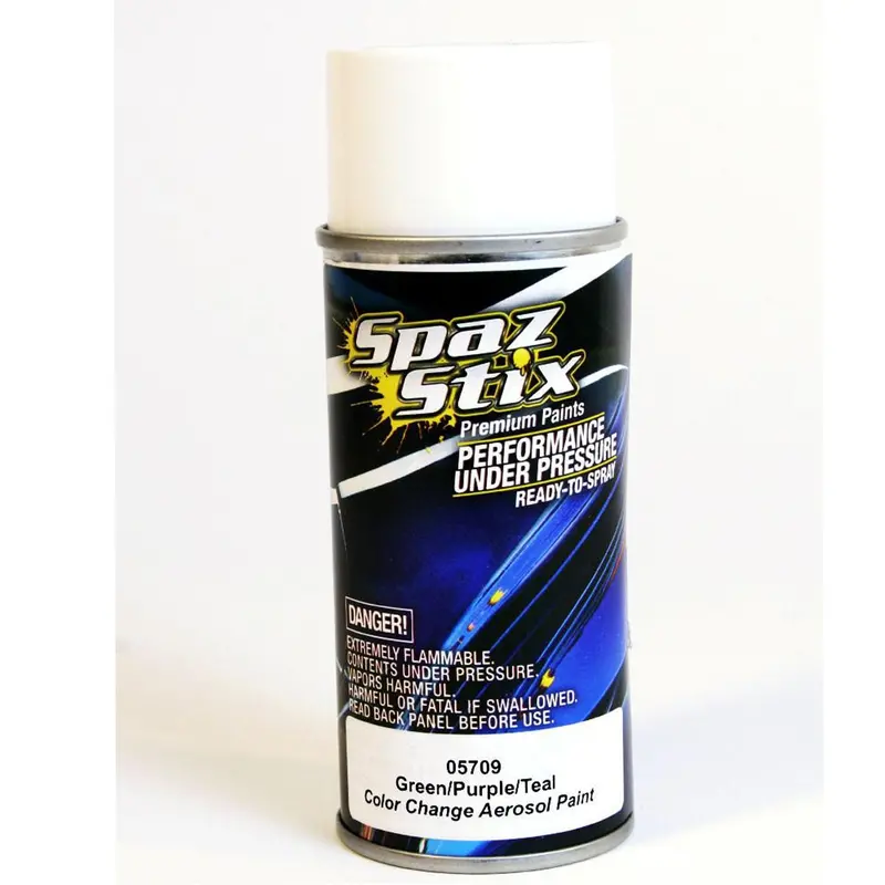 Spaz Stix Color Change Green/Purple/Teal Aerosol Paint, 05709 1