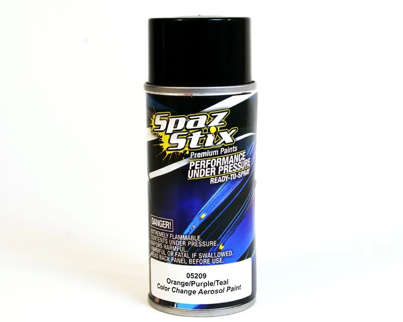 Spaz Stix Color Change Orange/Purple/Teal Aerosol Paint, 05209 1