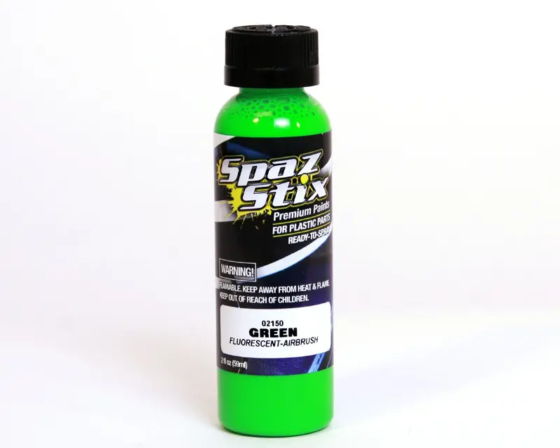 Spaz Stix Green Fluorescent Airbrush Paint, 2Oz, 02150 1