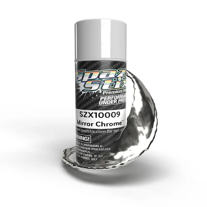 Spaz Stix Rc Mirror Chrome Body Spray Paint 1